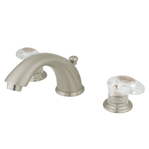 Widespread Bathroom Faucet, Brushed Nickel